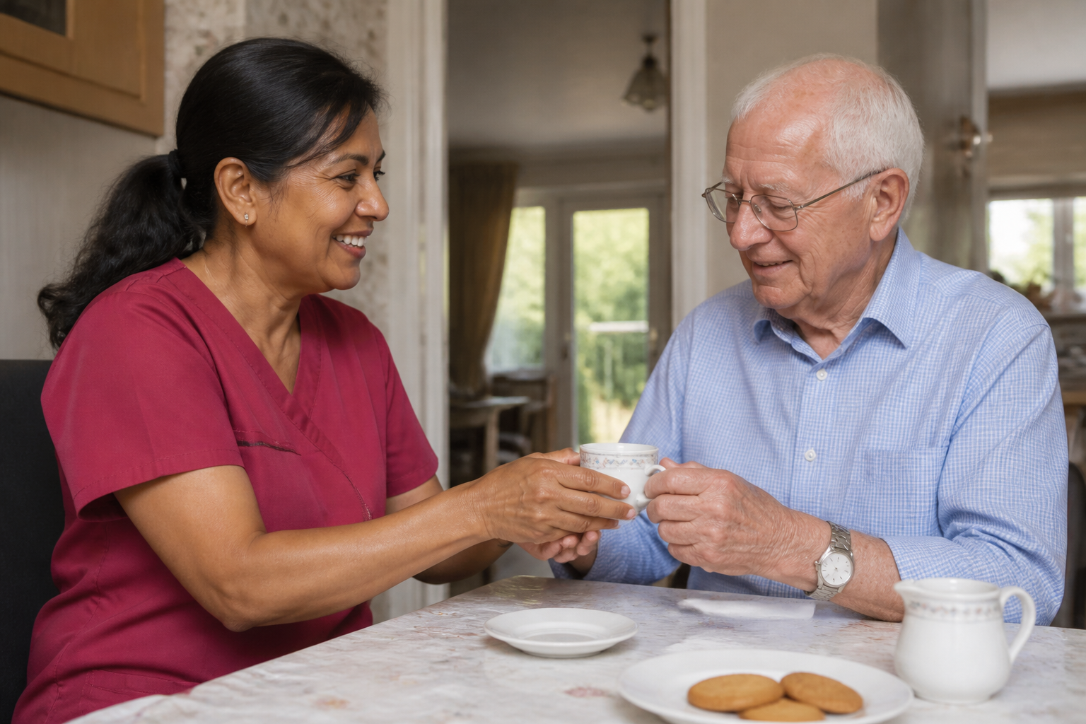 A Care Together visit at home